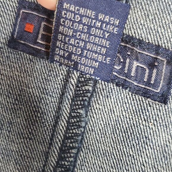 PS BACCINI Dark Denim Jean European style statement Blazer Jacket PETITE SMALL - Picture 11 of 16